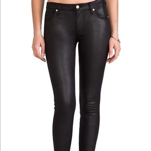 7 For All Mankind faux leather snake pants